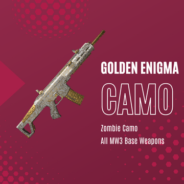 MW3 Full Golden Enigma Zombie Camo