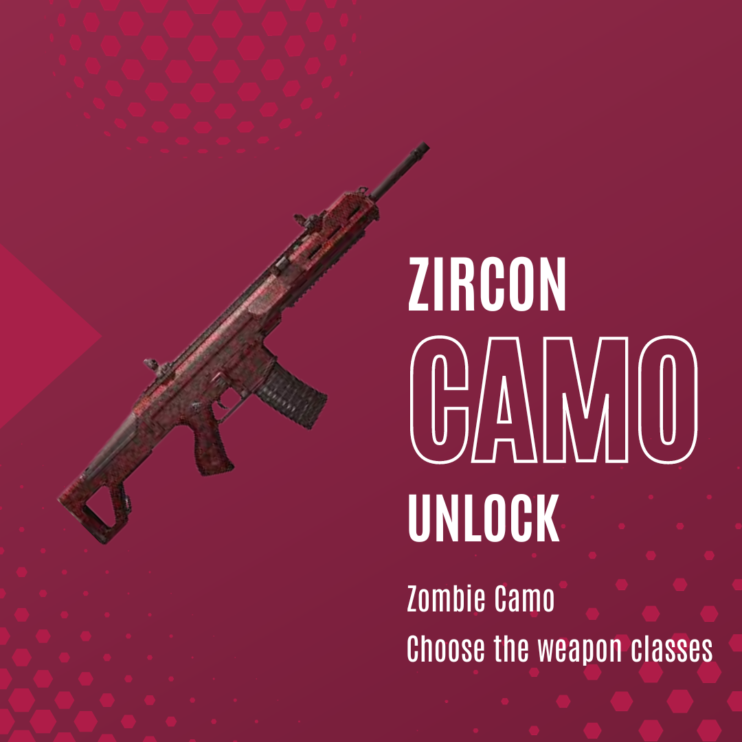 MW3 Zircon Scale Zombie Camo Unlock - Choose The Weapon Classes